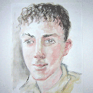 Painting of a boy