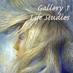 Life Studies Title with image of lady with her hair blowing in the breeze