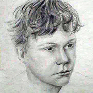 Drawing of a young boy