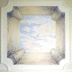 Sky mural image